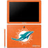 NFL Miami Dolphins Distressed- Orange Galaxy Book 12in Skin